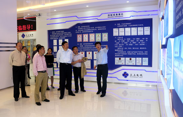 2015年5月8日，江蘇省政協(xié)領(lǐng)導(dǎo)、專家來上上電纜調(diào)研