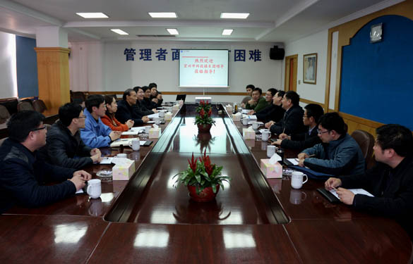 2015年3月12日，宜興市科技鎮(zhèn)長團(tuán)一行來上上電纜調(diào)研
