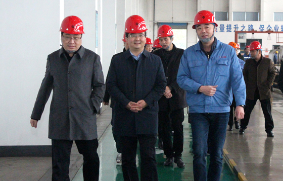 2020年12月8日，廣德市市委常委、常務副市長邱鐵軍一行來上上電纜考察