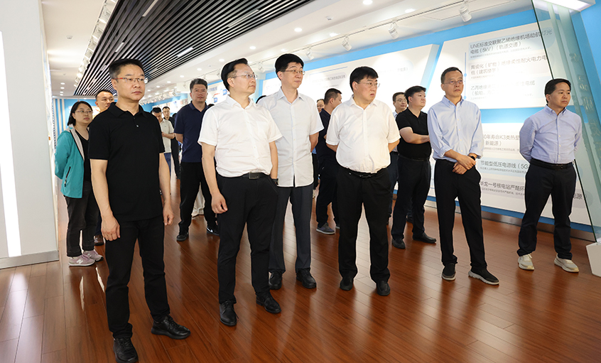 長(zhǎng)三角信息化專題組一行來上上電纜調(diào)研
